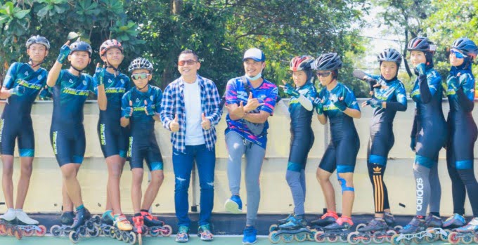 Atlet Sepatu Roda Kabupaten Malang Sumbangkan Emas Pertama di Porprov Jatim