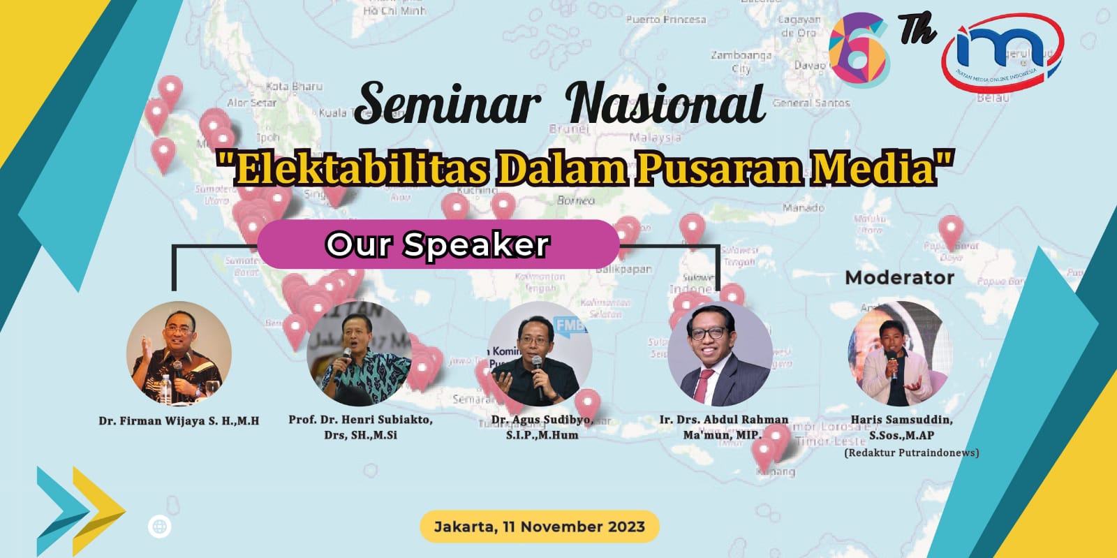 Seminar Nasional Elektabilitas Pemilu 2024 Diselenggarakan IMO-Indonesia