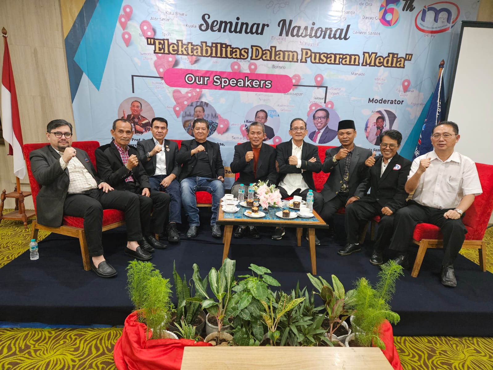 Hadirkan 4 Pakar Media, IMO-Indonesia Sukses Kawinkan Acara HUT dan Seminar Nasional