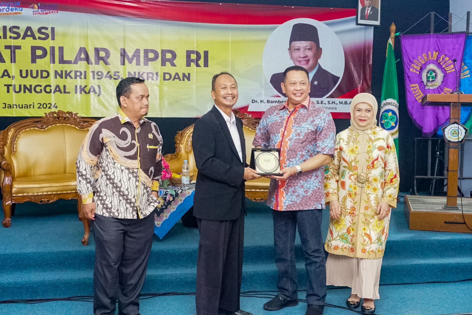 Sosialisasi Empat Pilar MPR RI Di Kampus Politeknik Banjarnegara, Ketua MPR RI Bamsoet Minta Mahasiswa Jadi Pemilih Cerdas