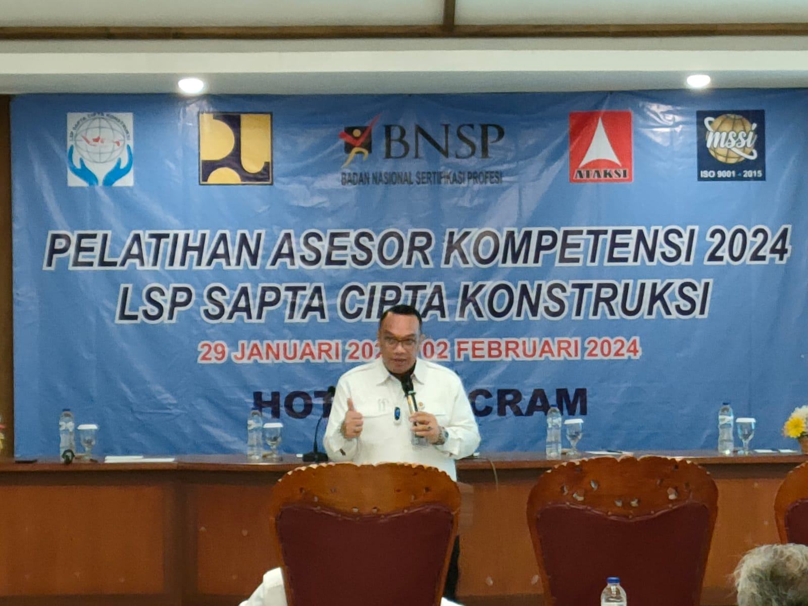 Pelatihan Asesor Kompetensi 2024, LSP Sapta Cipta Konstruksi – ATAKSI