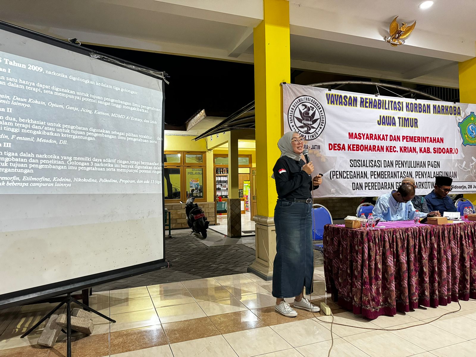 YR KOBRA JATIM Sosialisasi P4GN di Pemerintahan Desa Keboharan Krian Sidoarjo