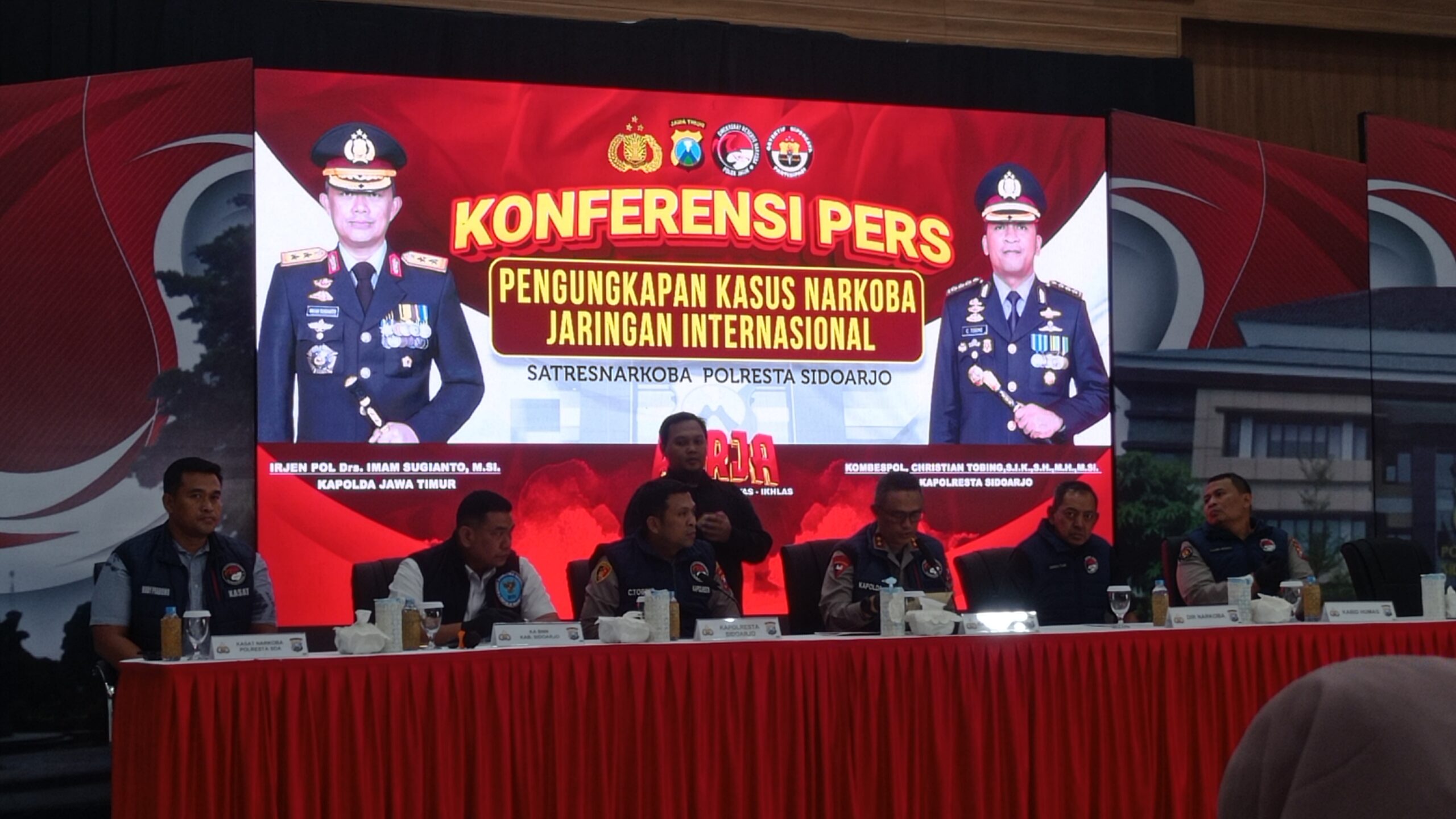 Pengedar Sabu Jaringan Internasional Diringkus Polresta Sidoarjo Dan 30 Kilo Sabu Diamankan