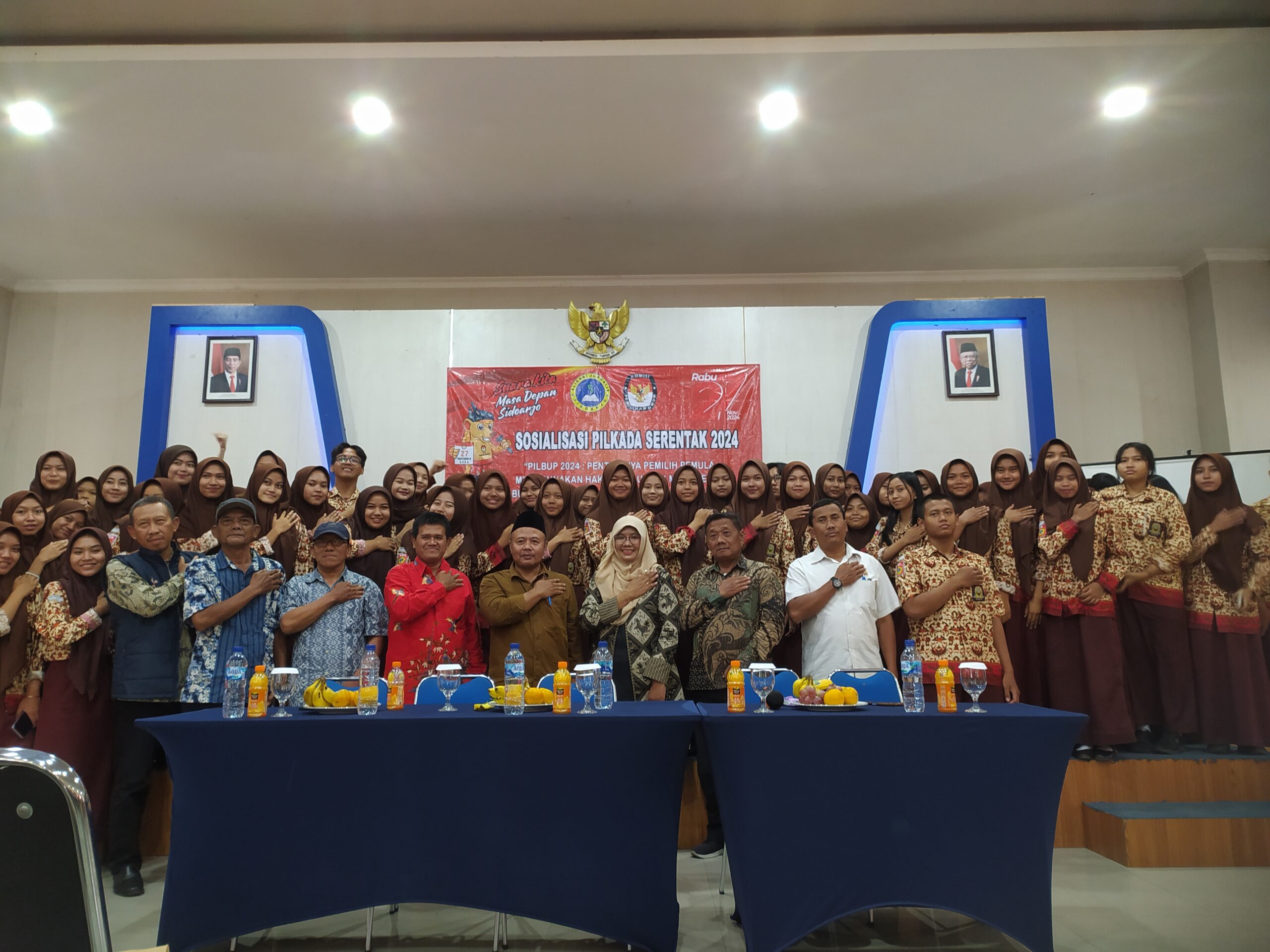 Sosialisasi Pilkada Di SMKN 1 Buduran Menyasar Pemilih Muda