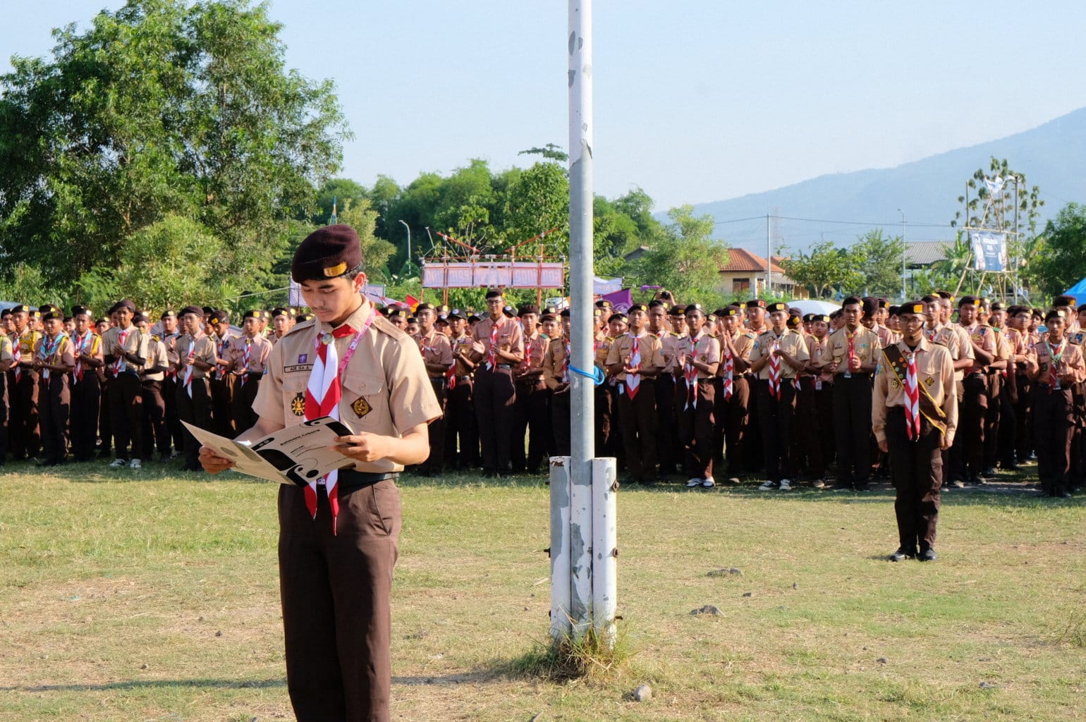 Kwarcab Sidoarjo Gelar Upacara Pembukaan Raimuna Cabang IX Sidoarjo Tahun 2024