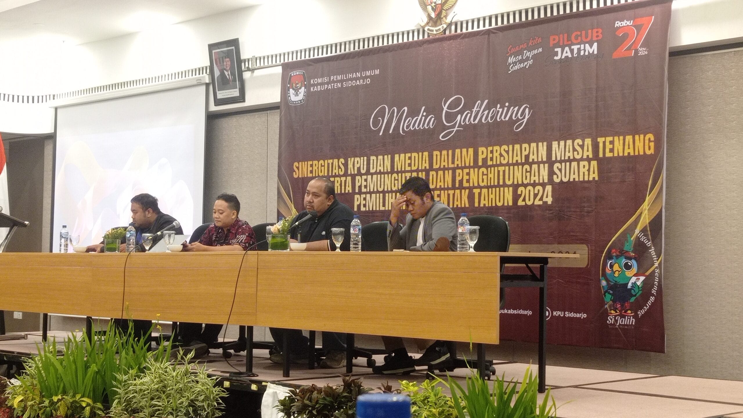Media Gathering Komisi Pemilihan Umum Kabupaten Sidoarjo