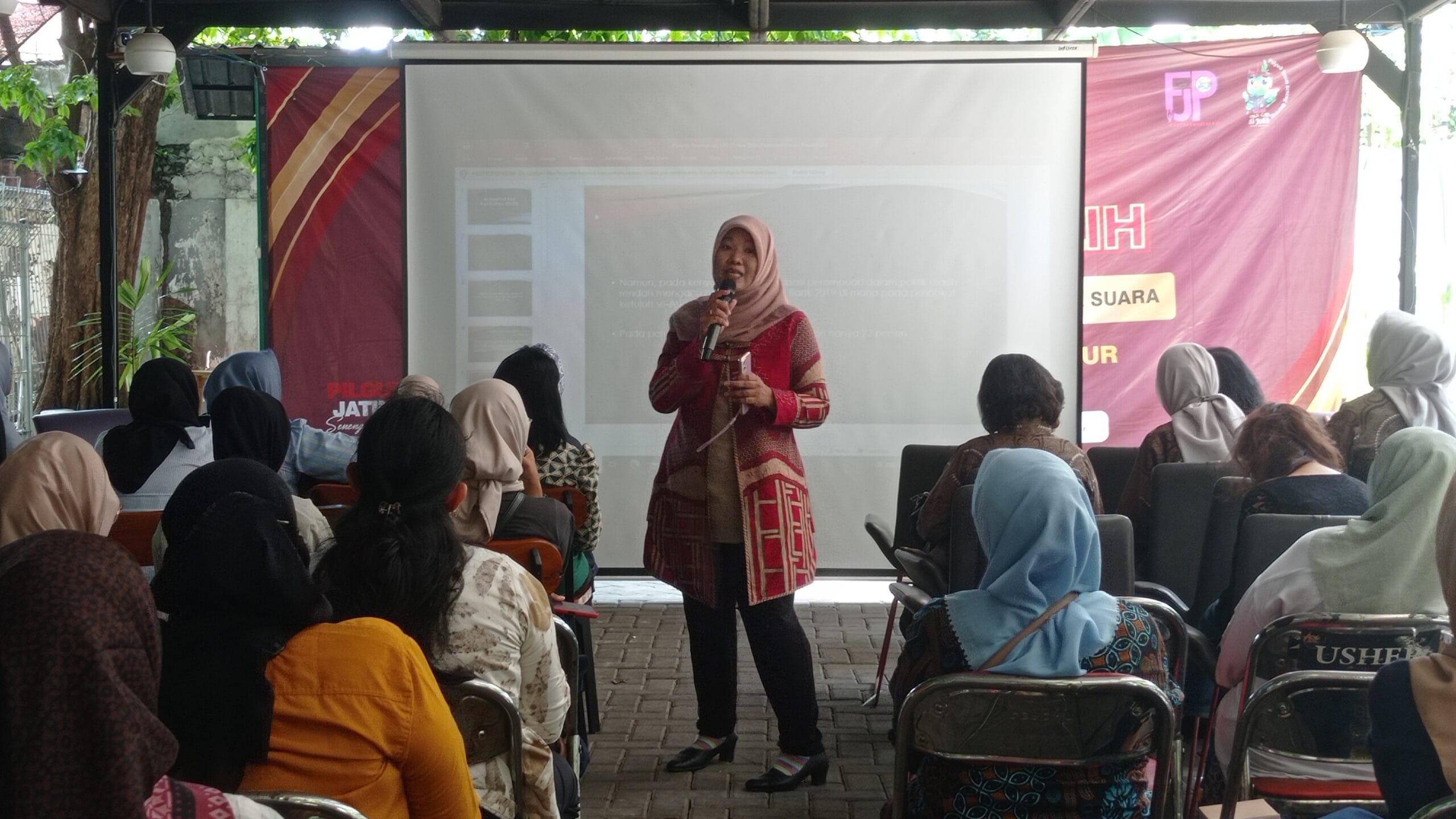 Sosialisasi Pilkada Serentak Dilakukan KPU Jatim Bersama Forum Jurnalis Perempuan Indonesia (FJIP)
