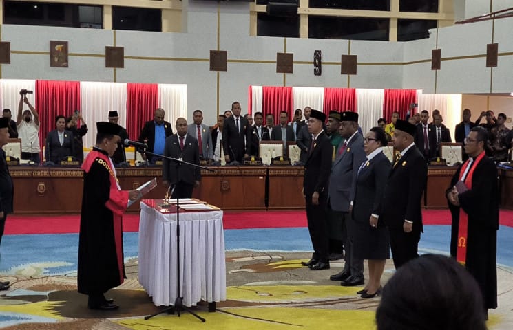 Pelantikan Dewan Perwakilan Rakyat Papua Periode 2024-2029