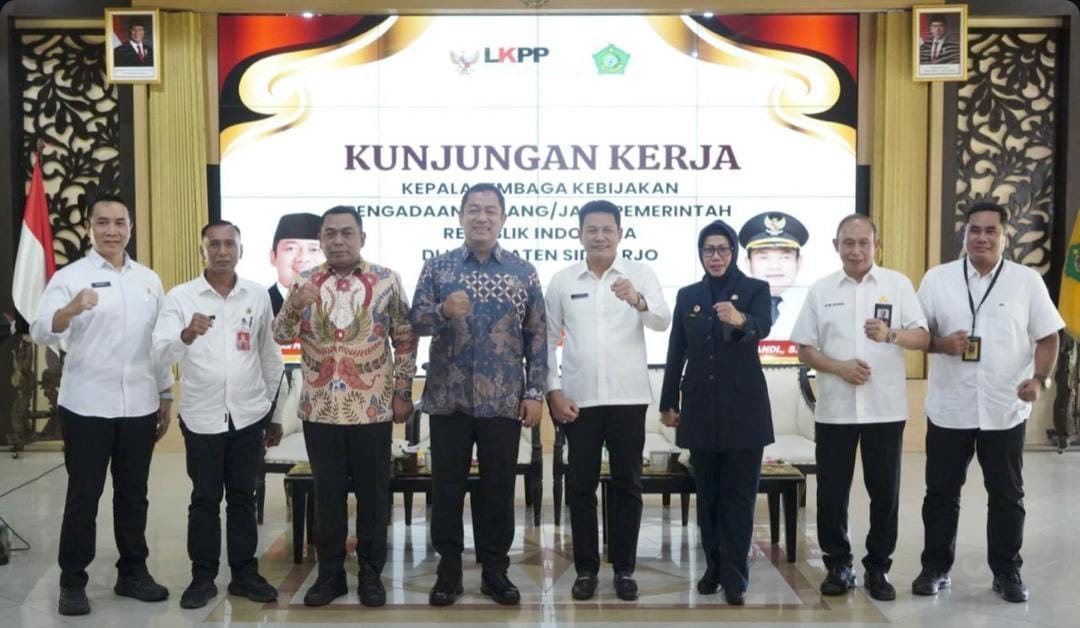 Kunjungan Kerja Kepala LKPP Ke Kabupaten Sidoarjo