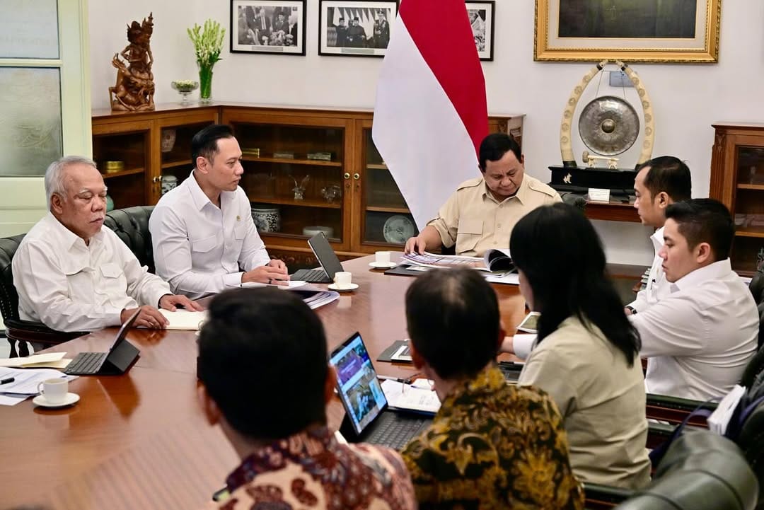 Menko AHY Menghadap Presiden Prabowo Membahas Progres Pembangunan IKN