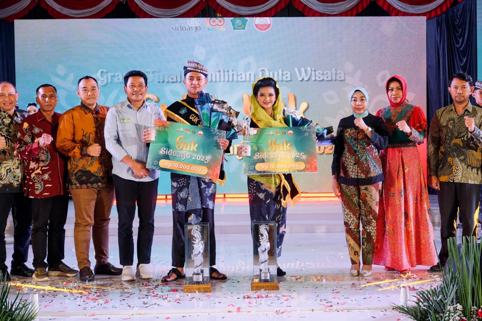 Mahasiswa FPK UNAIR Raih 1st Winner Duta Wisata Guk Dan Yuk Sidoarjo