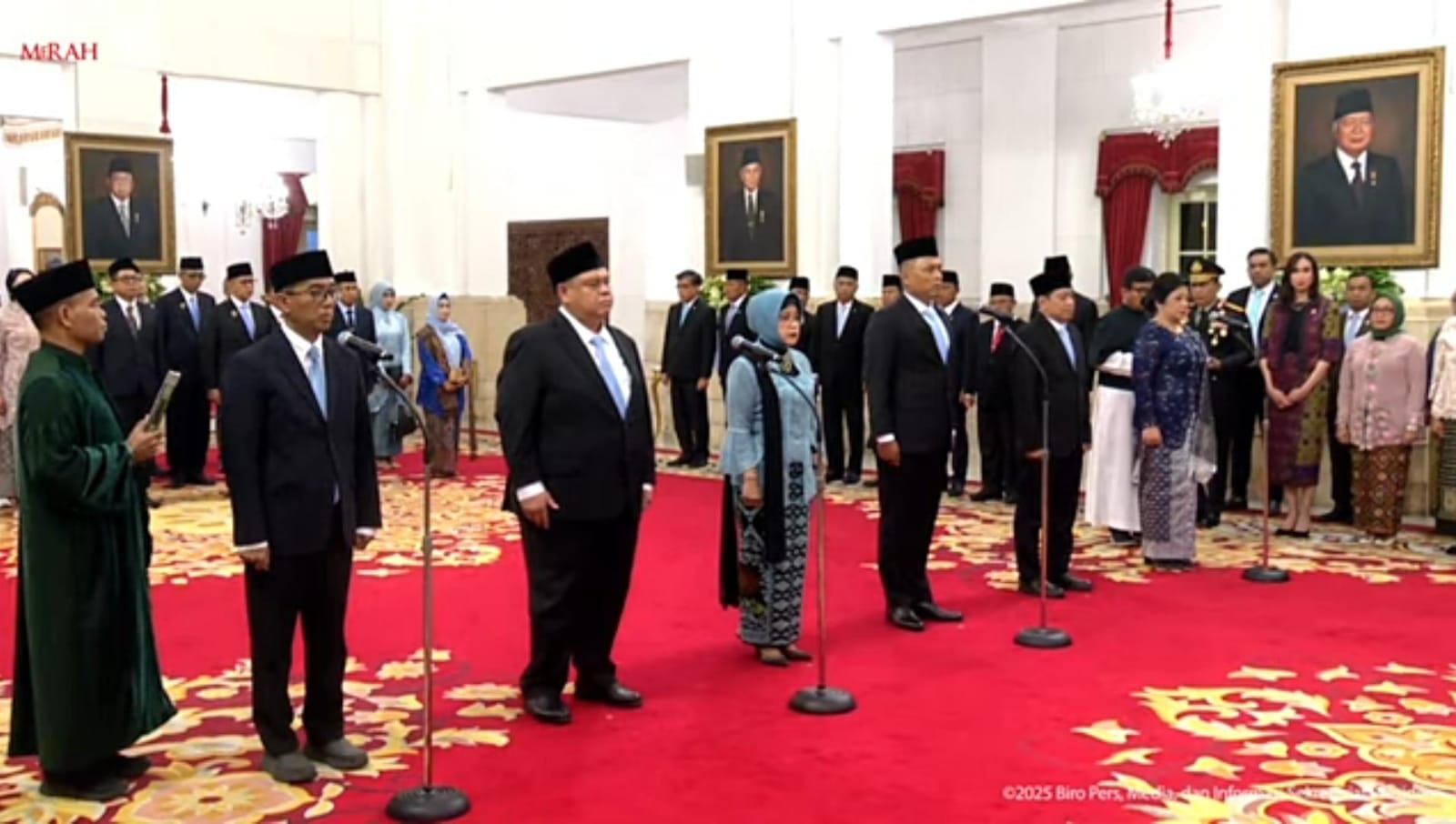 Daftar Menteri Dan Pejabat Yang Dilantik Presiden Prabowo Pada Reshuffle Kabinet Perdana