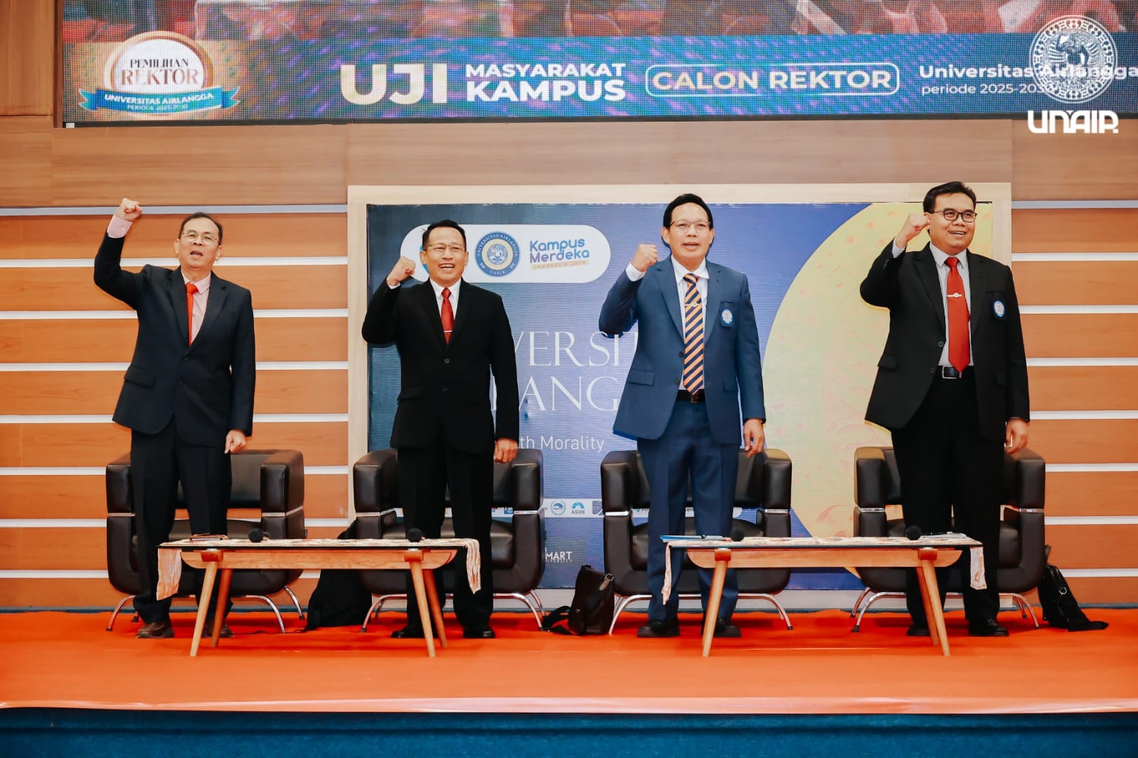 Hari Pertama UMK 4 Calon Rektor UNAIR Singgung Program Strategis dari Quantum Hingga Entrepreneurial University