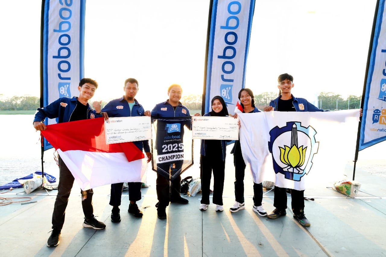 Tim Barunastra ITS Meraih Juara Pertama Pada International Roboboat Competition (IRC) 2025 Di Florida Amerika Serikat 