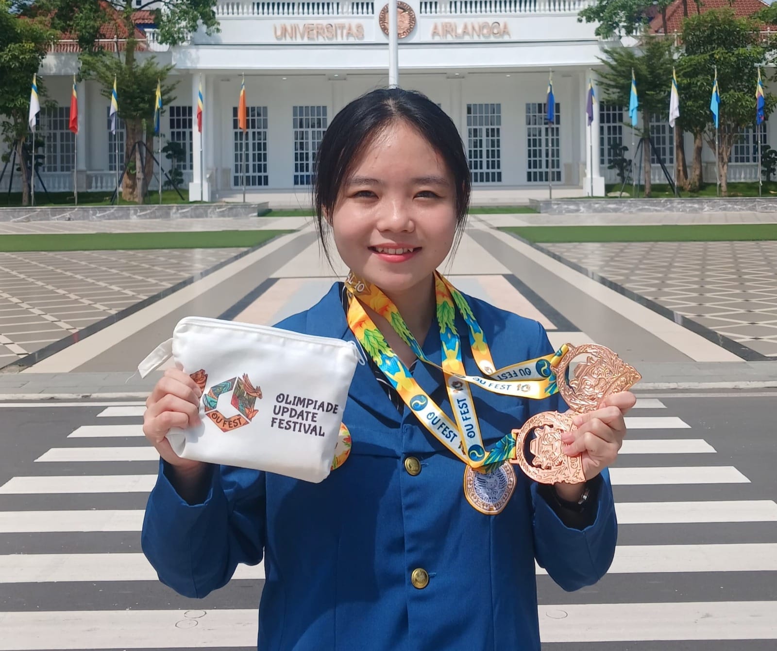Angellita Mahasiswa FTMM UNAIR Sukses Raih Perunggu Olimpiade Biologi Nasional