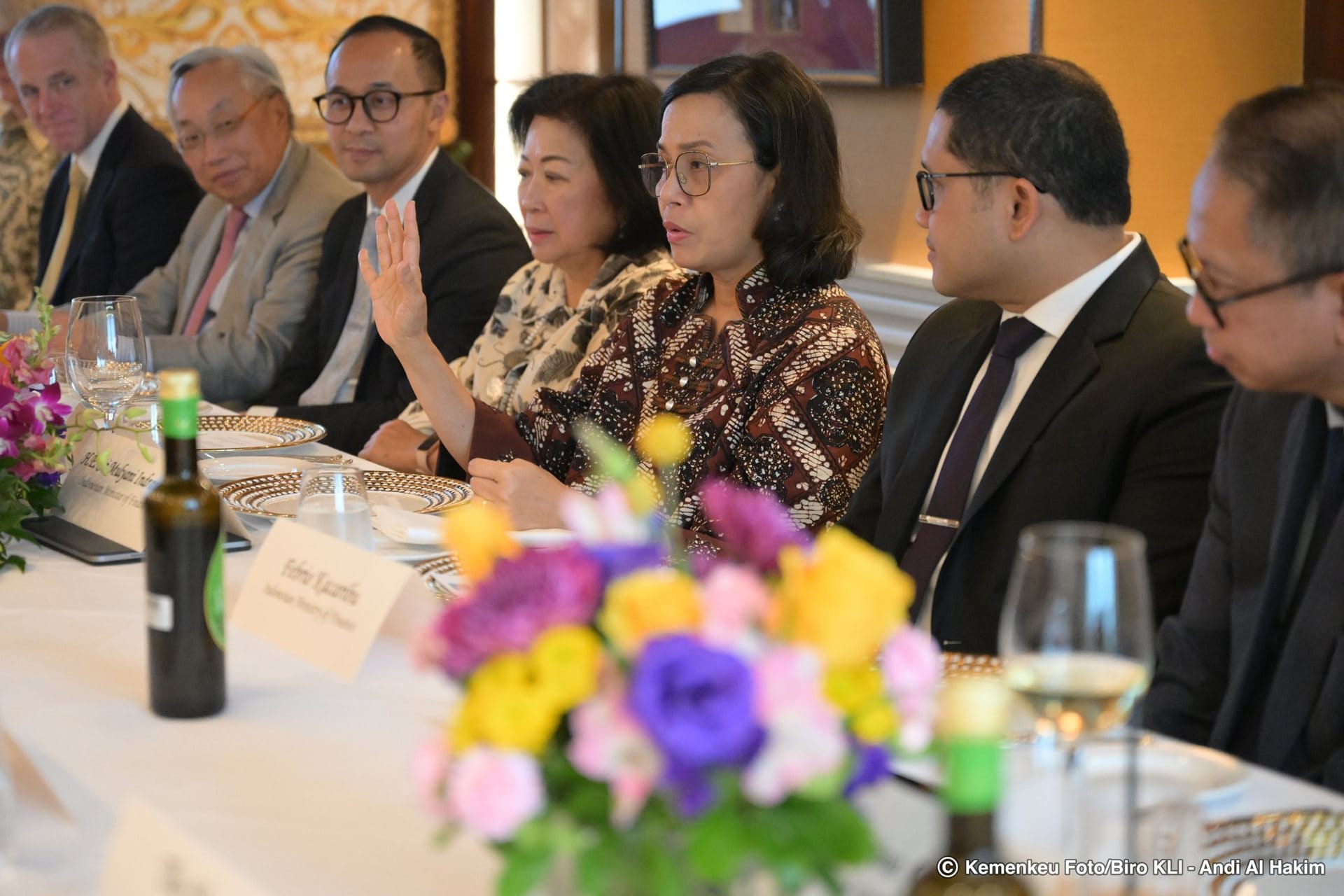 Menkeu Sri Mulyani Bertemu USINDO Di Washington D.C.