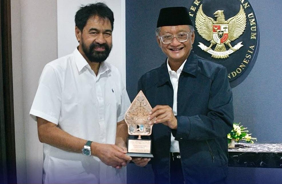 Menteri PU Menerima Gubernur Aceh Bahas Peningkatan Jaringan Irigasi Pertanian Dukung Swasembada Pangan