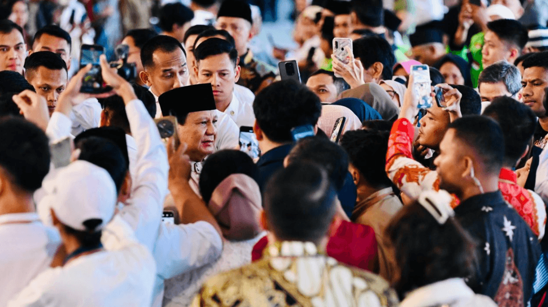 Presiden Prabowo Menggelar Acara Silaturahmi Bertajuk Gelar Griya Di Istana Merdeka
