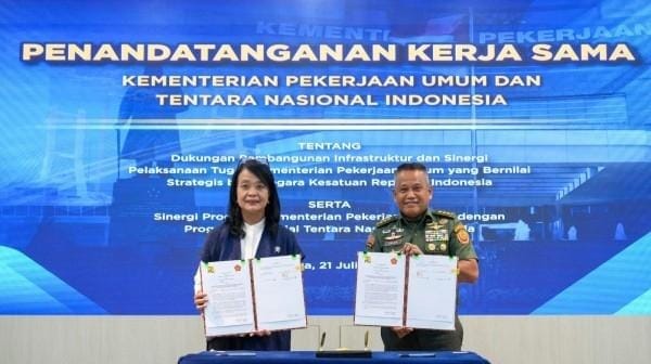 Kementerian PU Dan TNI Perkuat Sinergi Bangun Infrastruktur Strategis Di Wilayah 3T Implementasi PU608