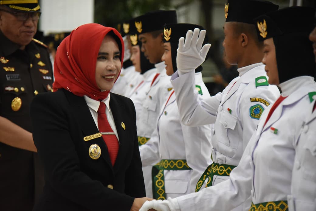 Wakil Bupati Sidoarjo Kukuhkan 76 Anggota Pasikbraka Hari Kemerdekaan RI Ke-80