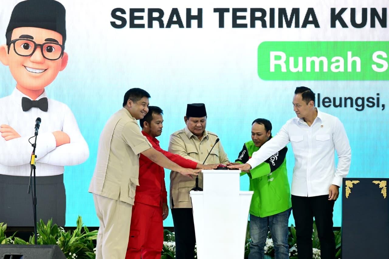 Acara Akad Massal Dan Serah Terima Kunci 26.000 Unit Rumah Bersubsidi FLPP Dihadiri Presiden Prabowo