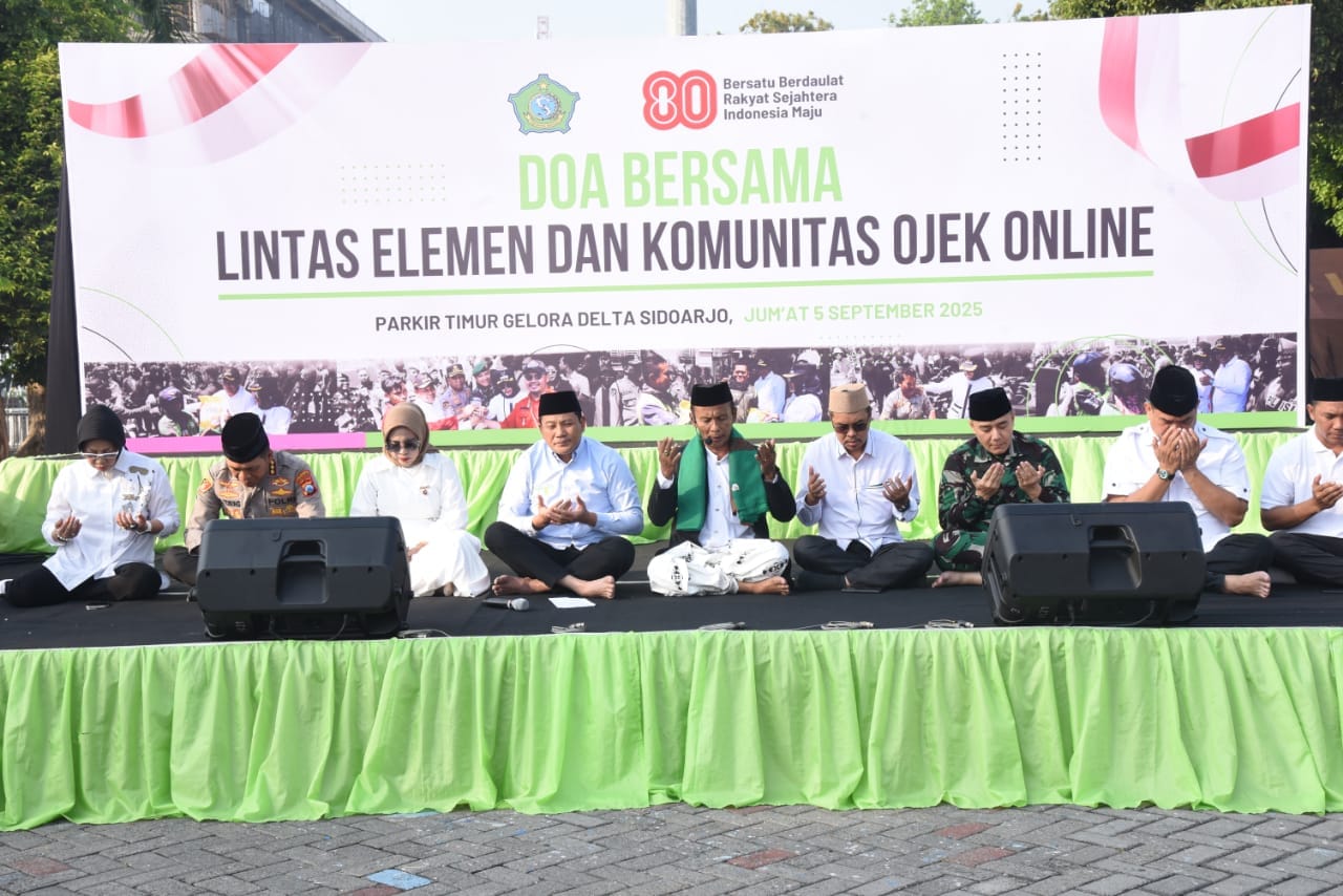Bupati Sidoarjo Ajak Ojol Sidoarjo Jaga Sidoarjo