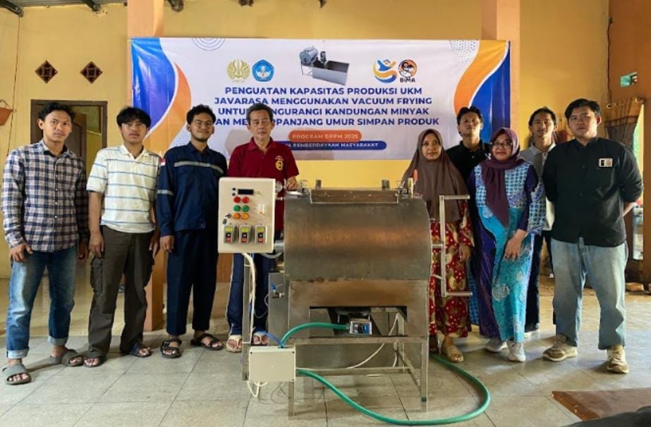 Guna Dorong Produk Dari Dapur Desa Ke Pasar Modern Unesa Hadirkan Teknologi Vacuum Frying Untuk UKM Javarasa