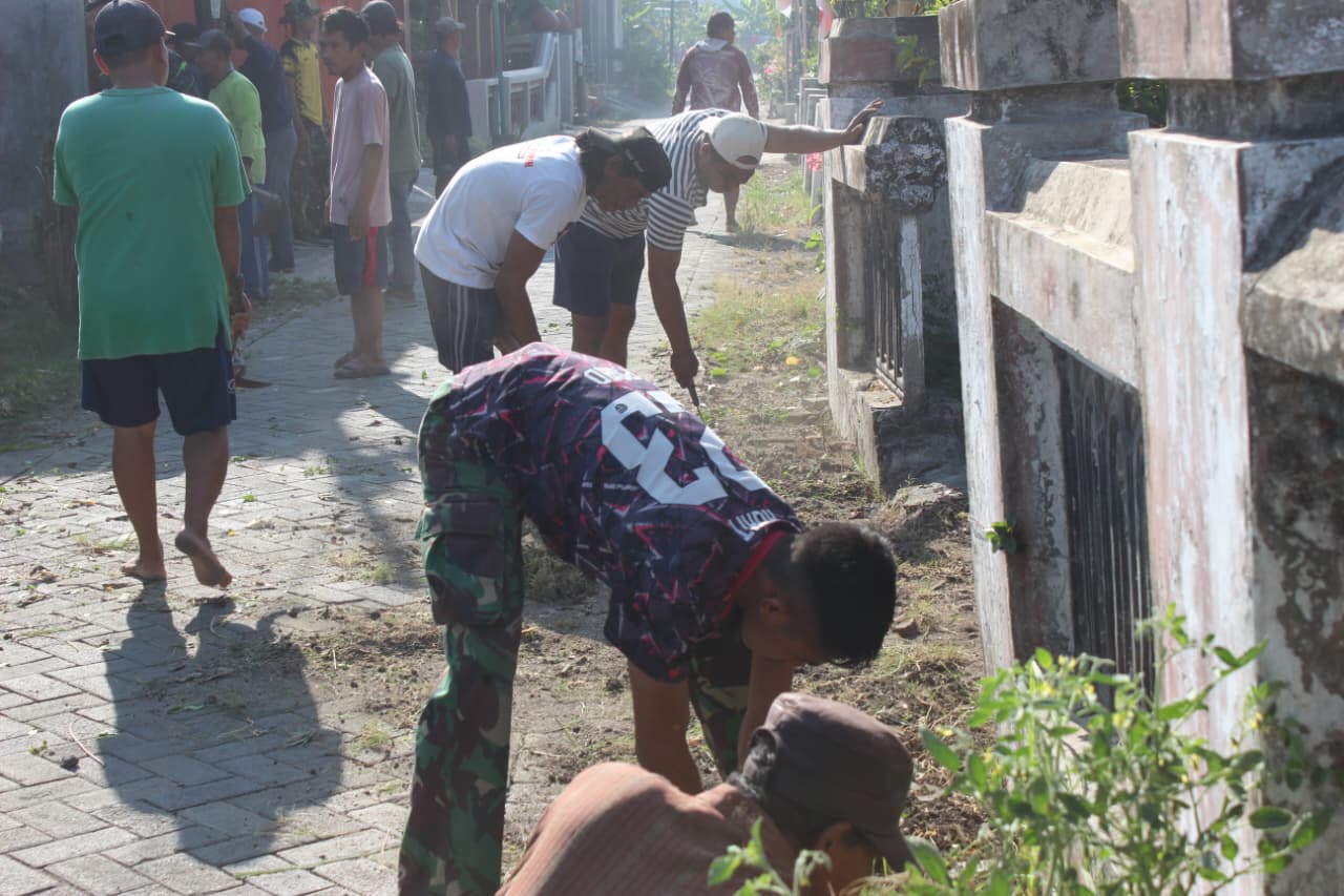 Sinergi TMMD Ke-126 Kodim 0816/Sidoarjo Dan Masyarakat Wujudkan Akses Jalan Desa