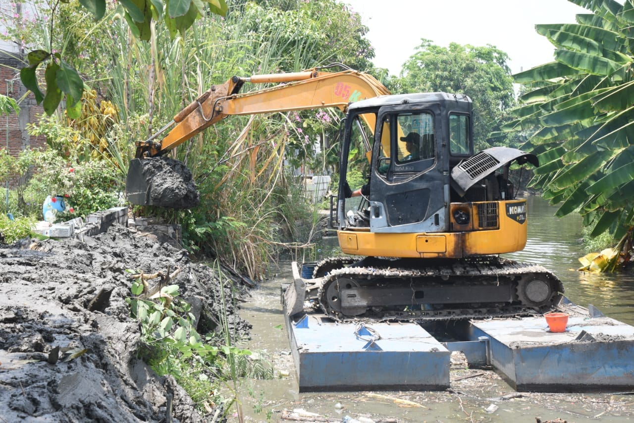 Pemkab Sidoarjo Kebut Normalisasi Sungai Serta Siagakan 34 Pompa Air Hadapi Musim Penghujan