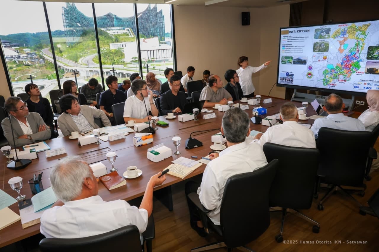 Bahas Peluang Investasi Industri Hijau Delegasi JETRO Kunjungi IKN