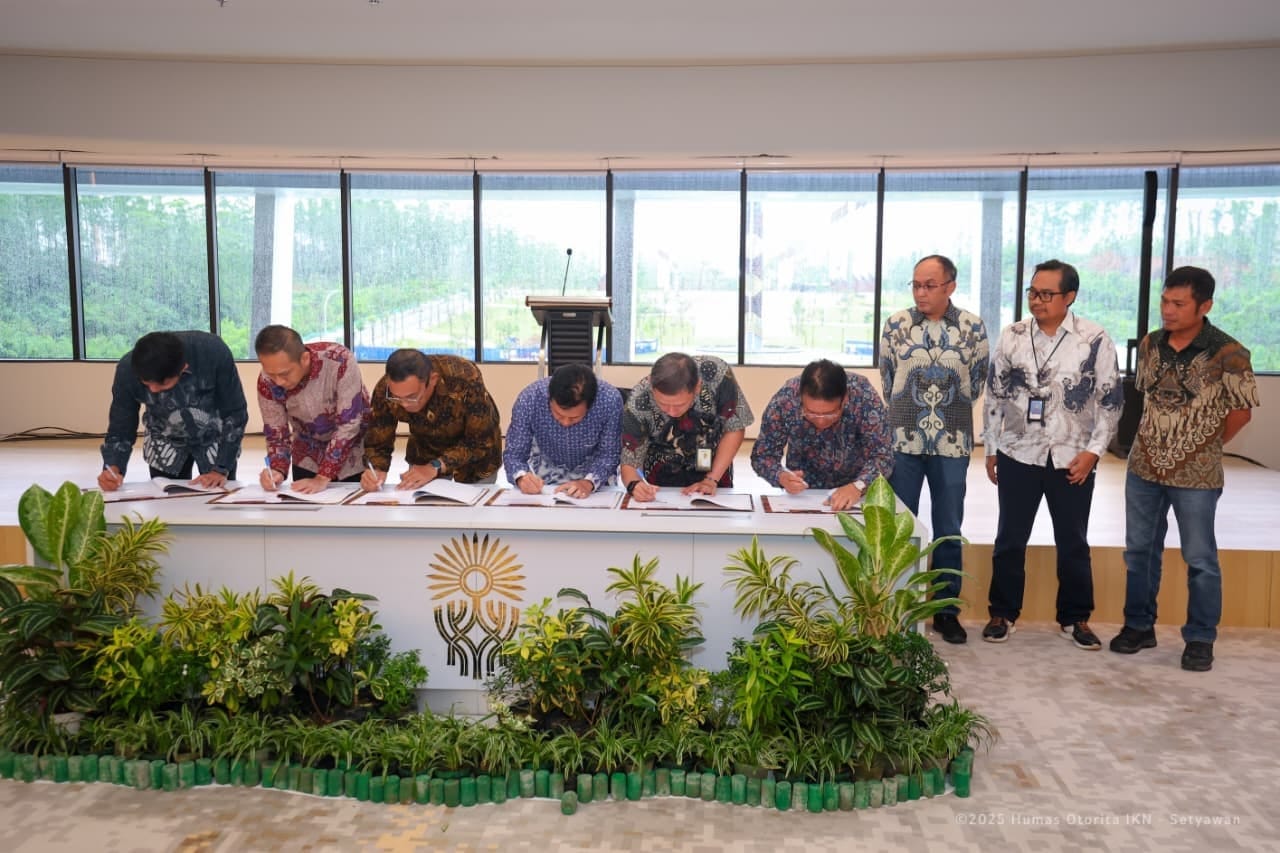 Resmi Ditandatangani Kontrak Pembangunan Kawasan Legislatif dan Yudikatif IKN