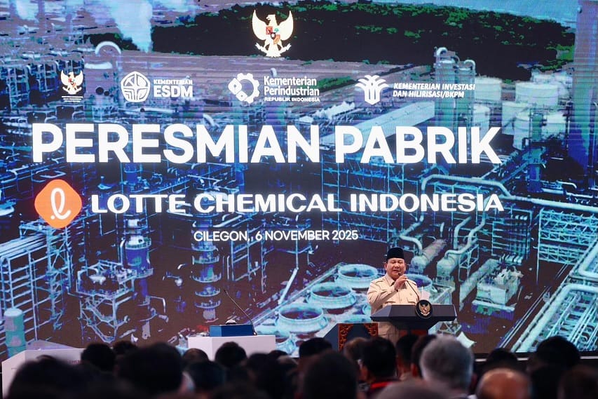 Presiden Prabowo Resmikan Pabrik Petrokimia Senilai USD3,9 Miliar Di Cilegon