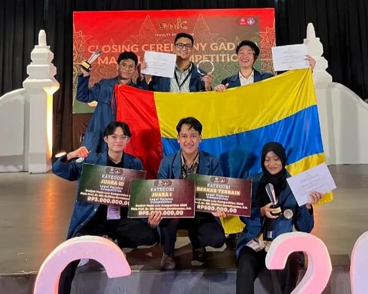 3 Penghargaan Gadjah Mada Law Competition 2025 Diborong Mahasiswa FH UNAIR