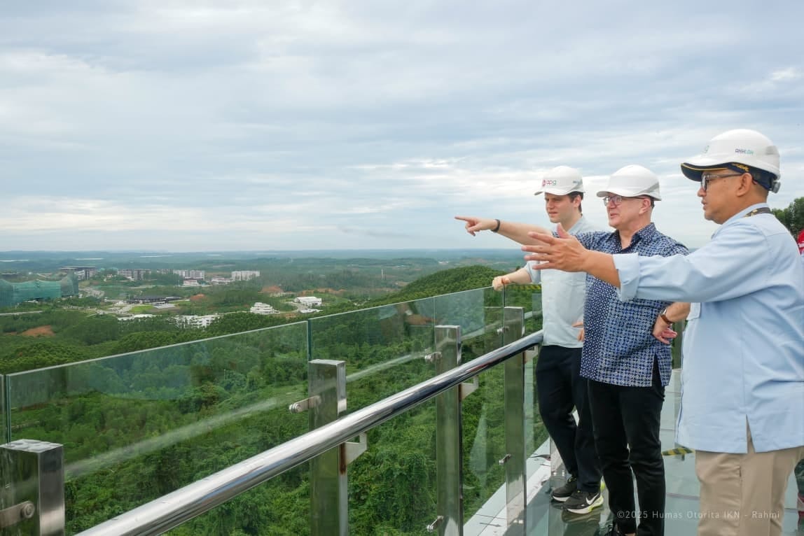 Jajaki Peluang Kerja Sama Internasional Duta Besar Belgia Tinjau Proyek Strategis IKN