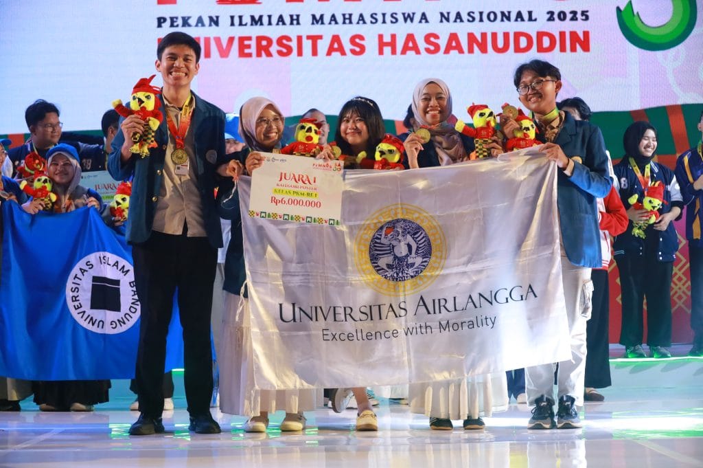 UNAIR Raih Empat Predikat Juara Pada PIMNAS Ke-38 Di Universitas Hasanuddin (UNHAS)