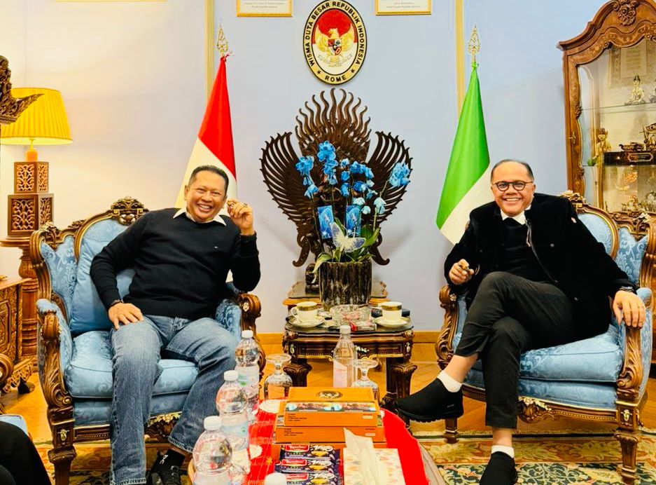 Bamsoet Dorong Penguatan Hubungan Bilateral Indonesia–Italia Lewat Ekonomi, Pendidikan, Budaya, Dan Teknologi