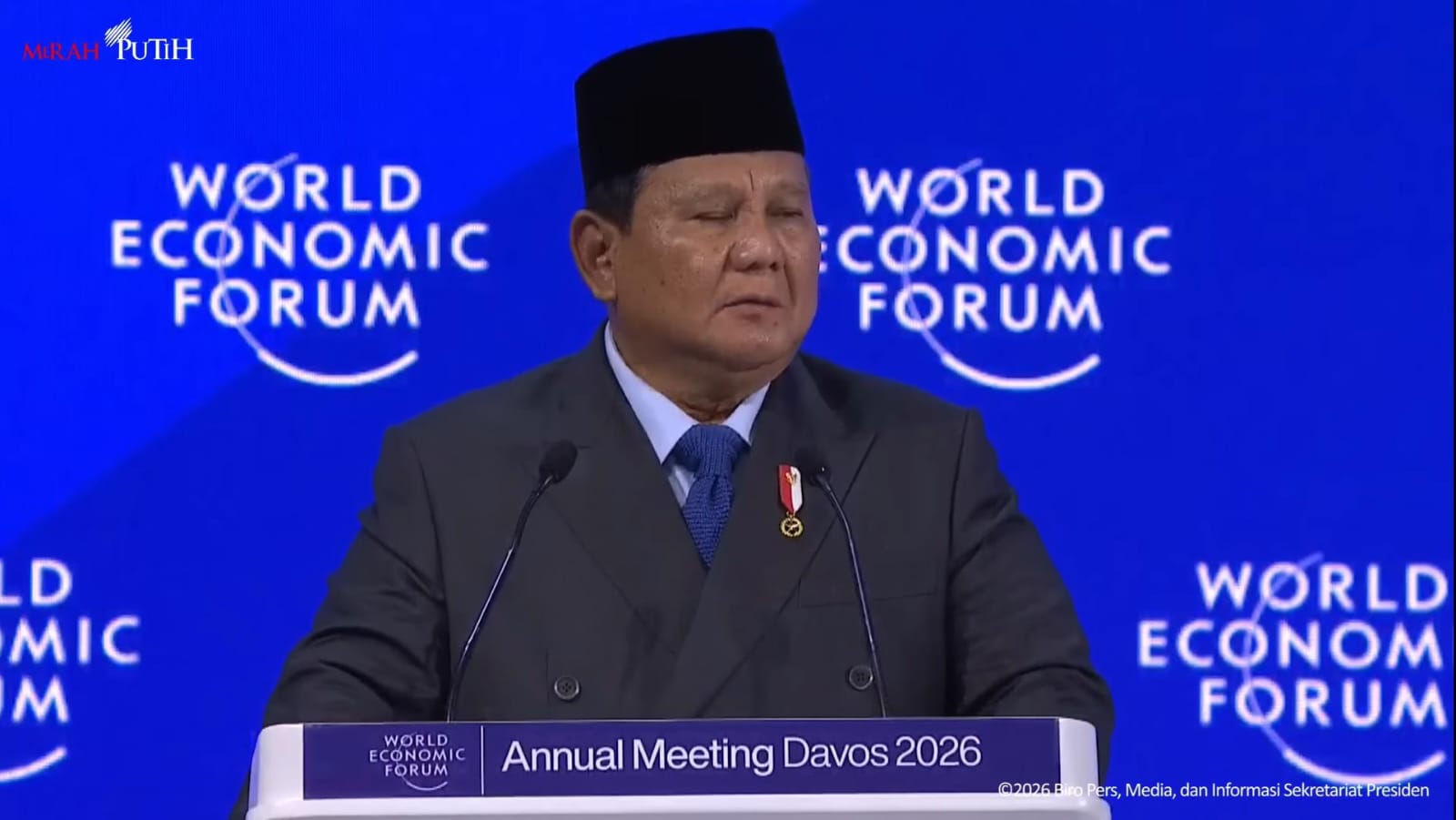 Presiden Prabowo Subianto Paparkan Visi Ekonomi Indonesia Di World Economic Forum: Fokus Pada Stabilitas, Manusia, Dan Swasembada