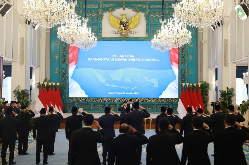 Presiden Prabowo Lantik Keanggotaan DEN Momentum Penguatan Tata Kelola Energi Nasional