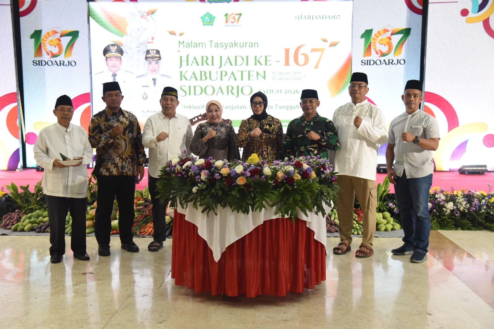 Malam Peringatan Tasyakuran Hari Jadi Ke-167 Kabupaten Sidoarjo Momentum Refleksi Dan Penguatan Kebersamaan