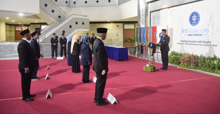 Rektor IPB University Resmikan Fakultas Teknik dan Teknologi (FTT) Dan Lantik Dekan Transisi