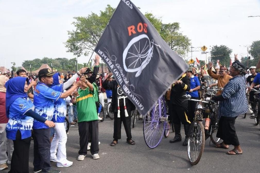 Alun-Alun Baru Dibuka Car Free Day Perdana Ribuan Warga Sidoarjo Padati Jalan A. Yani
