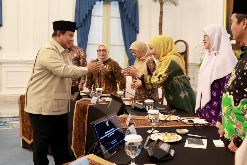 Di Istana Merdeka Presiden Prabowo Gelar Silaturahmi Dengan Pimpinan Ormas Islam Dan Tokoh Pesantren 