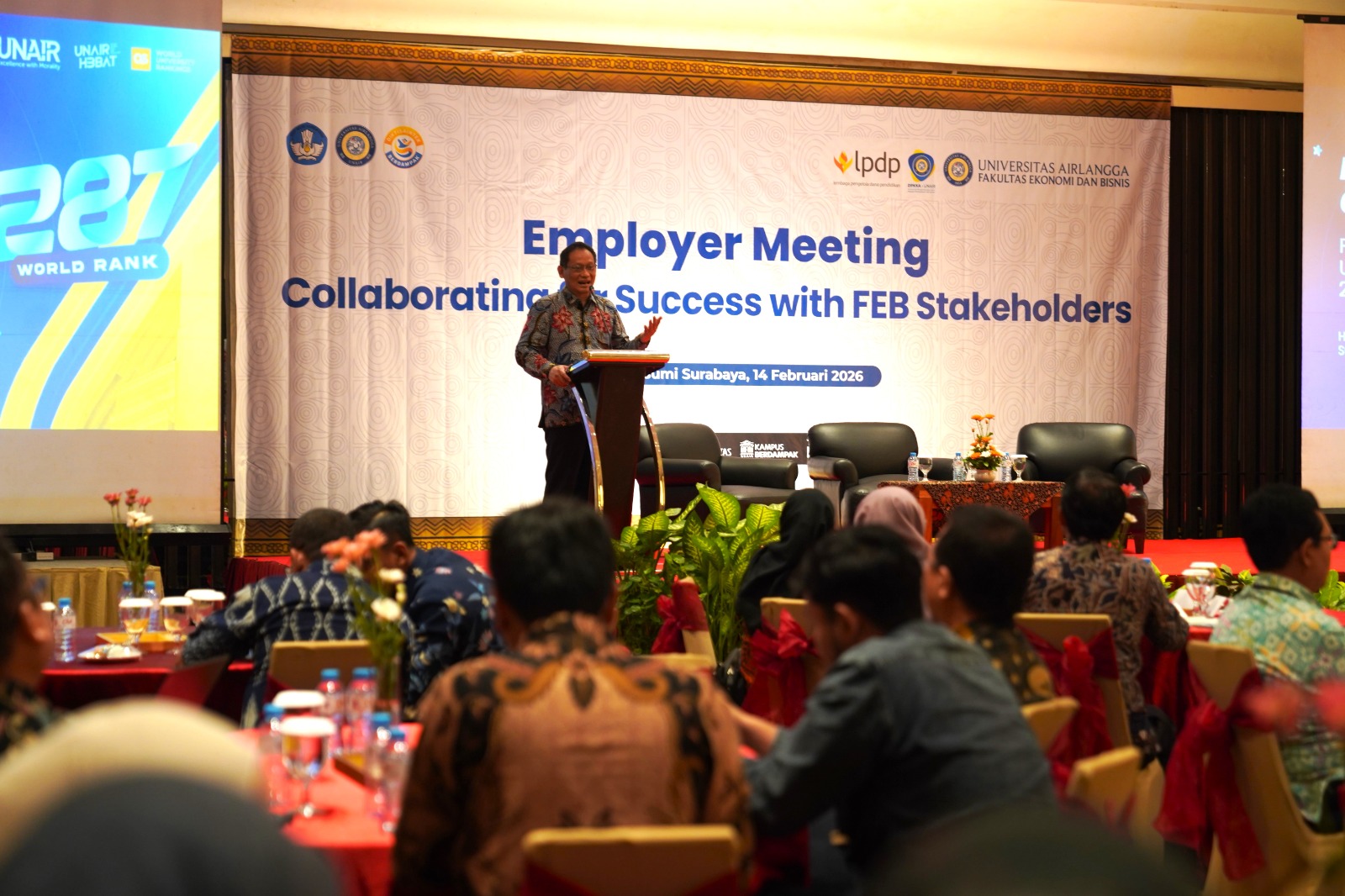FEB UNAIR Dan PKKA Gelar Employer Meeting 2026 Bangun Kolaborasi Strategis Dengan Mitra Industri