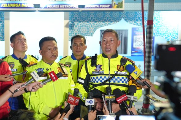 Kondisi Arus Lalu Lintas Terpantau Landai Dan Terkendali Skema Rekayasa One Way Nasional Sementara Diberhentikan