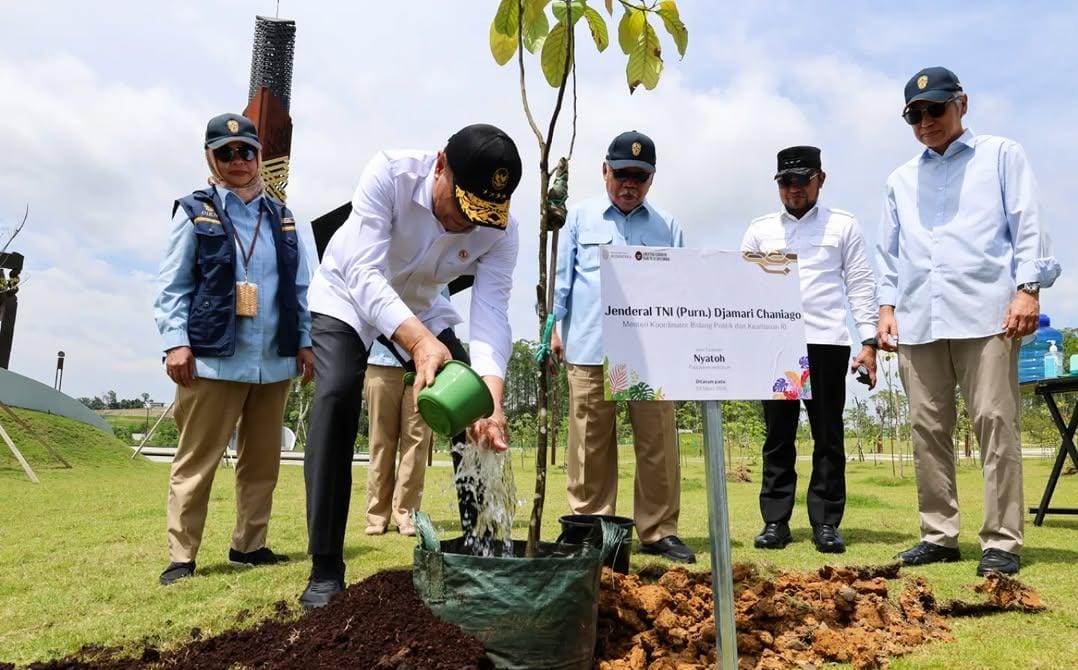 Saat Tinjau IKN Menkopolkam RI Apresiasi Progres Dan Kesiapan Infrastruktur Kawasan Nusantara