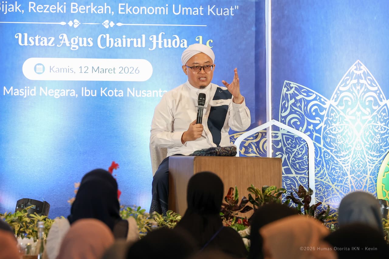 Otorita IKN Bersama Bank Indonesia Sosialisasi Belanja Bijak Dan Buka Puasa Bersama Di Masjid Negara IKN