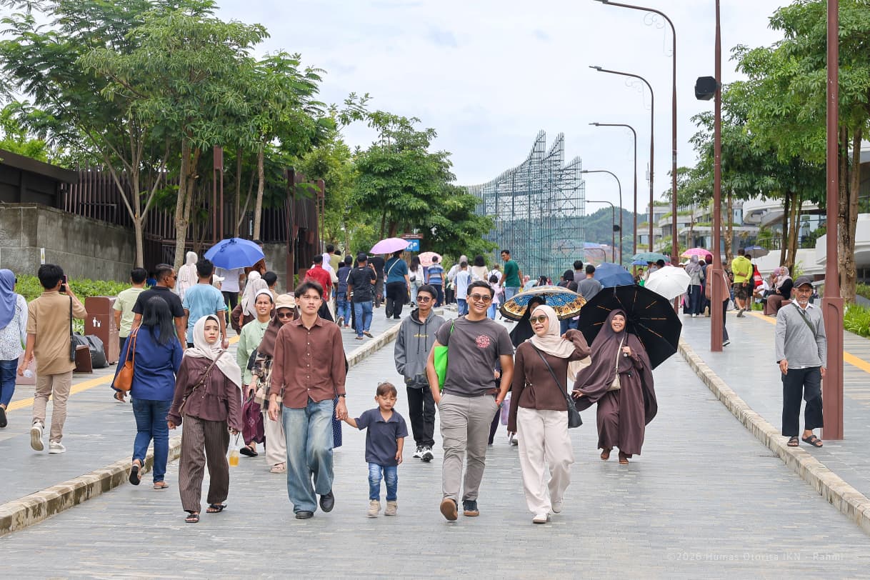 Otorita IKN Imbau Penggunaan Tas Pakai Ulang Dan Menjaga Ketertiban Di Masjid Negara IKN