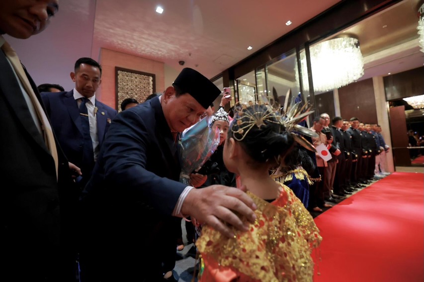 Kedatangan Presiden Prabowo Di Tokyo Disambut Diaspora Indonesia Dengan Haru Dan Bangga