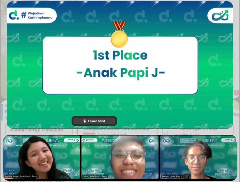 Tim “Anak Papi J” Mahasiswa FEB UNAIR Raih Juara 1 National Mini Case Competition 2026