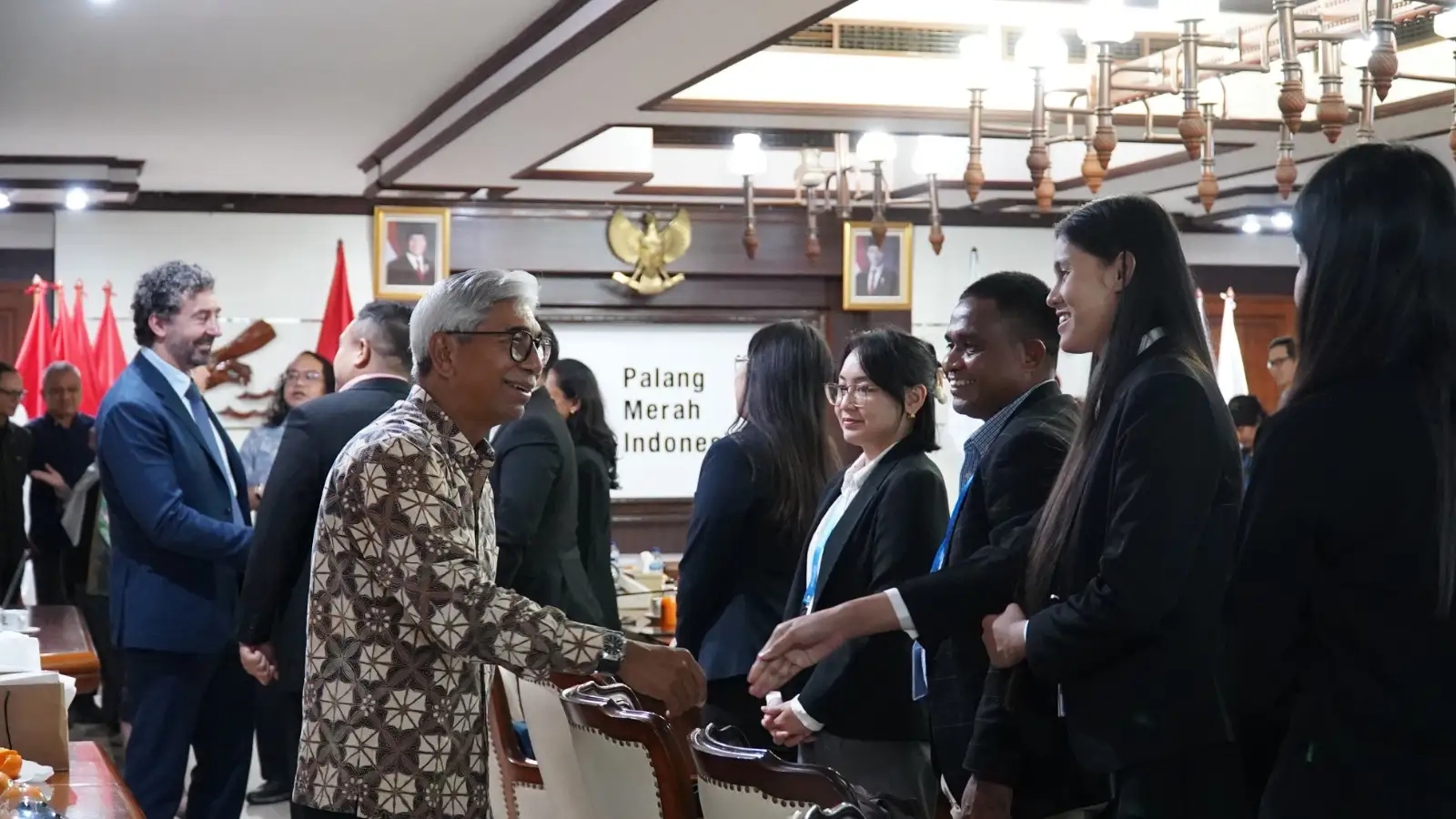 Palang Merah Indonesia (PMI) Menerima Kunjungan Tim Penanggulangan Bencana Negara ASEAN